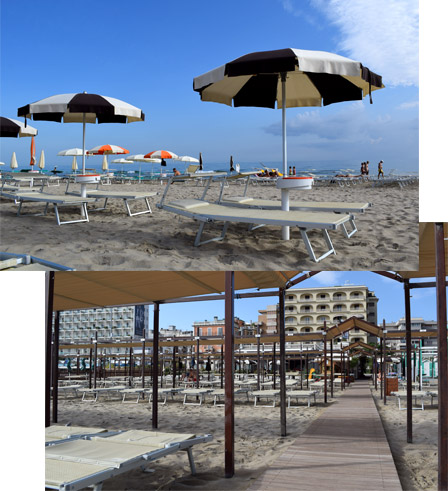 Spiaggia a Riccione - Zona 78